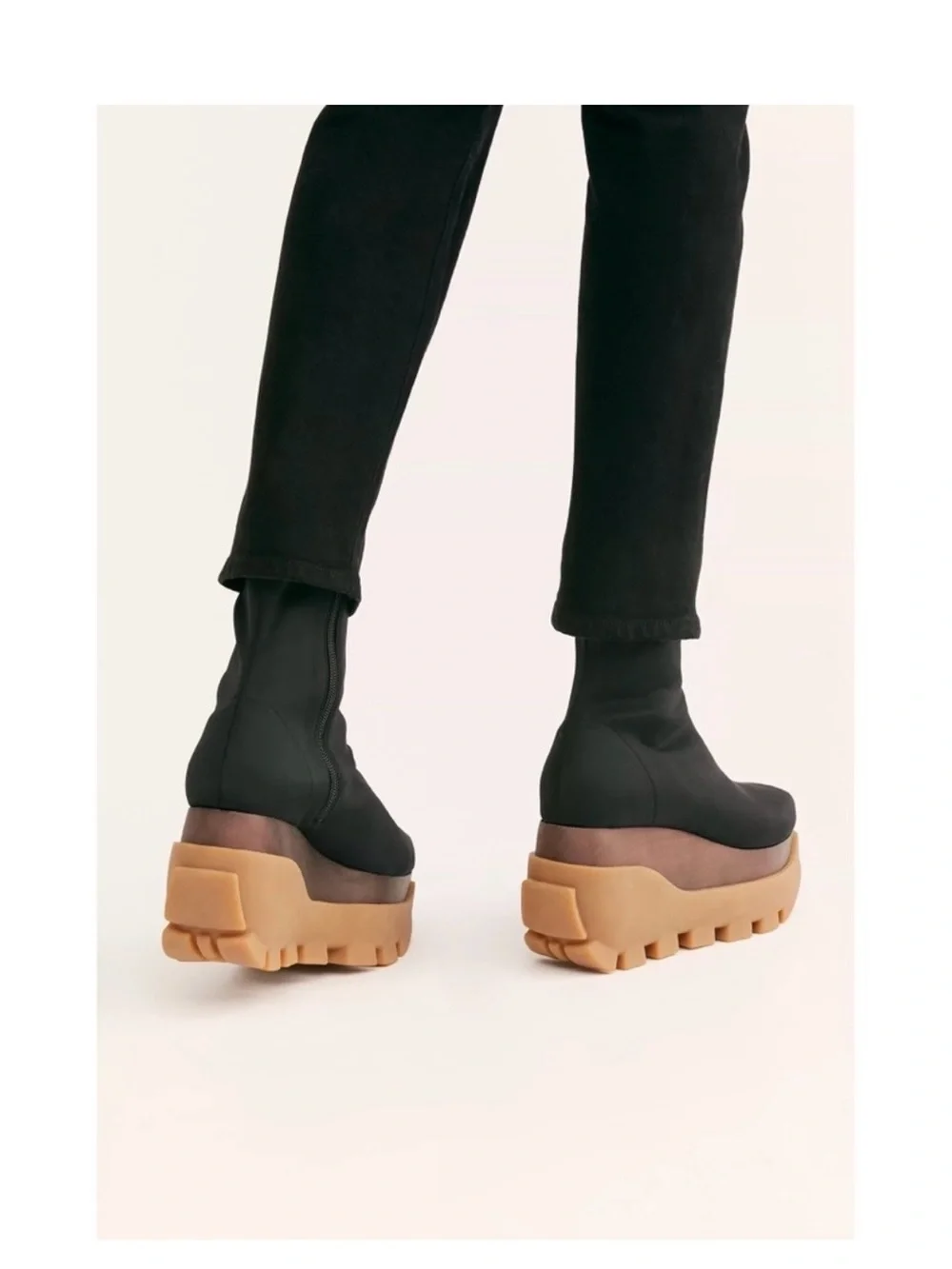 Free People x Jeffrey Campbell Platform Boots $198 Sz 9.5 Whimsy-goth